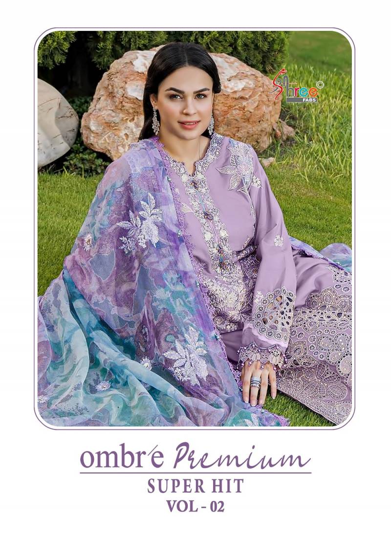 Shree Ombre Premium Super Hit Vol 2 Cotton Pakistani Suits Collection