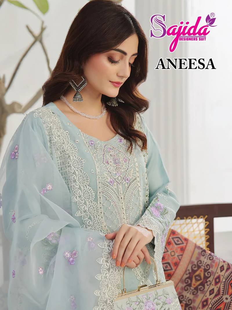 Sajida Aneesa Designer Embroidered Salwar Suit Collection