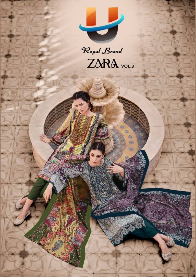 Royal Zara Vol 3 Soft Cotton Dress Material Collection