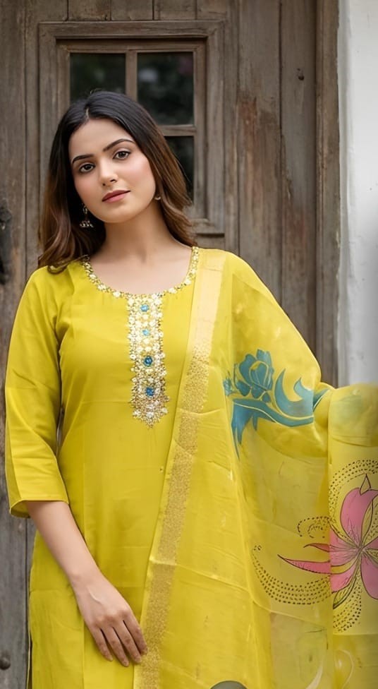 Naisha K 506 Roman Silk Designer Kurti Bottom With Dupatta Collection