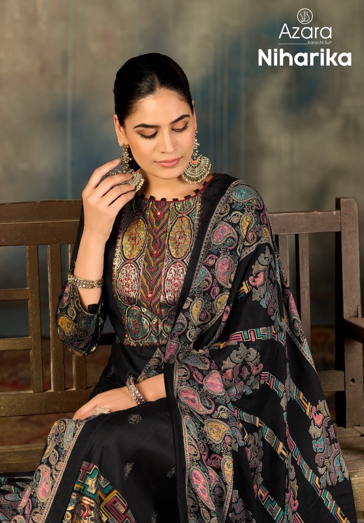 Radhika Azara Niharika Printed Dress Material Collection