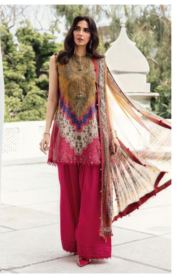 Alzohaib 1428 And 1429 Embroidery Pakistani Salwar Suits Collection