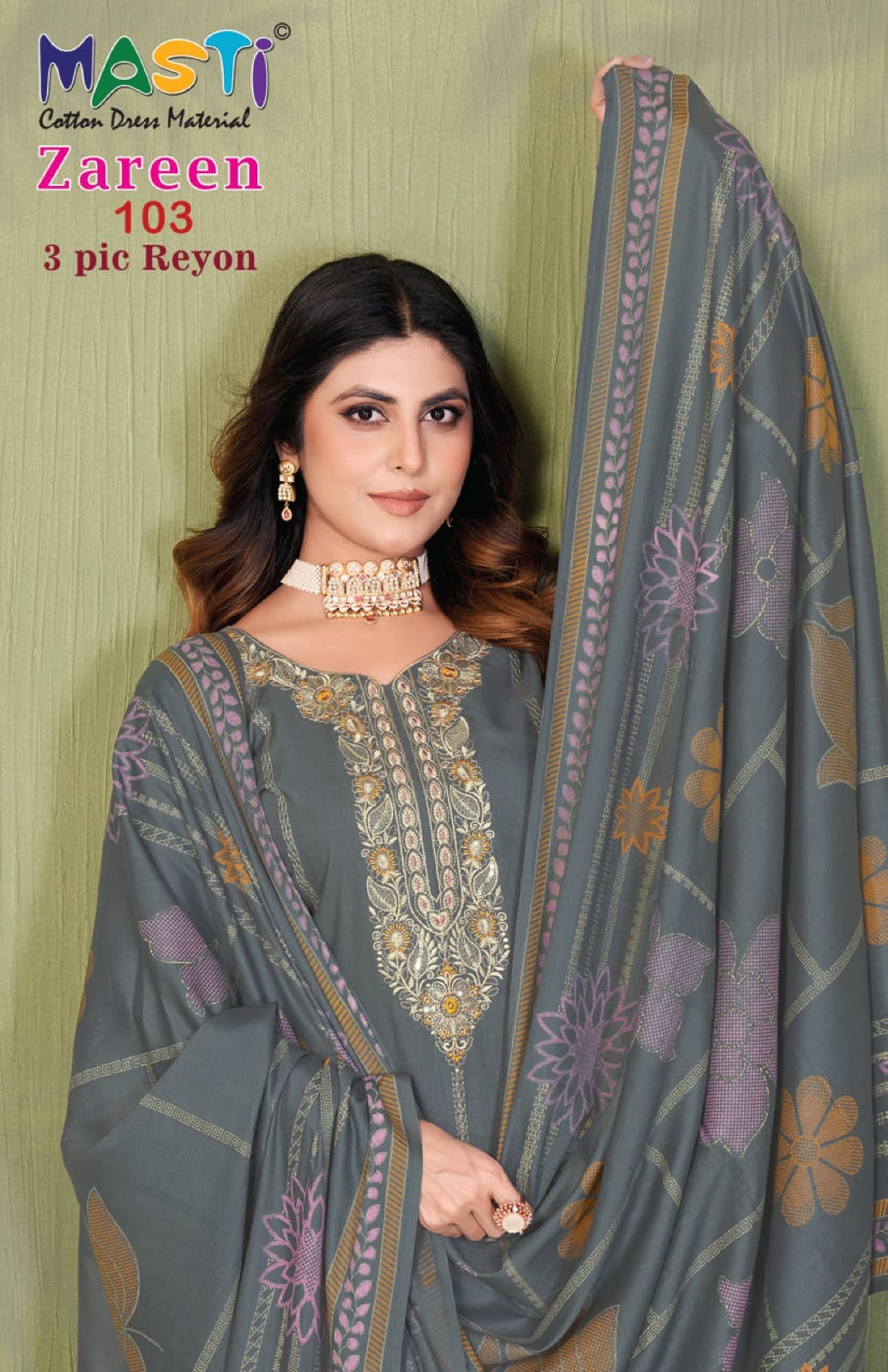 Masti Zareen 103 Designer Dress Material Collection