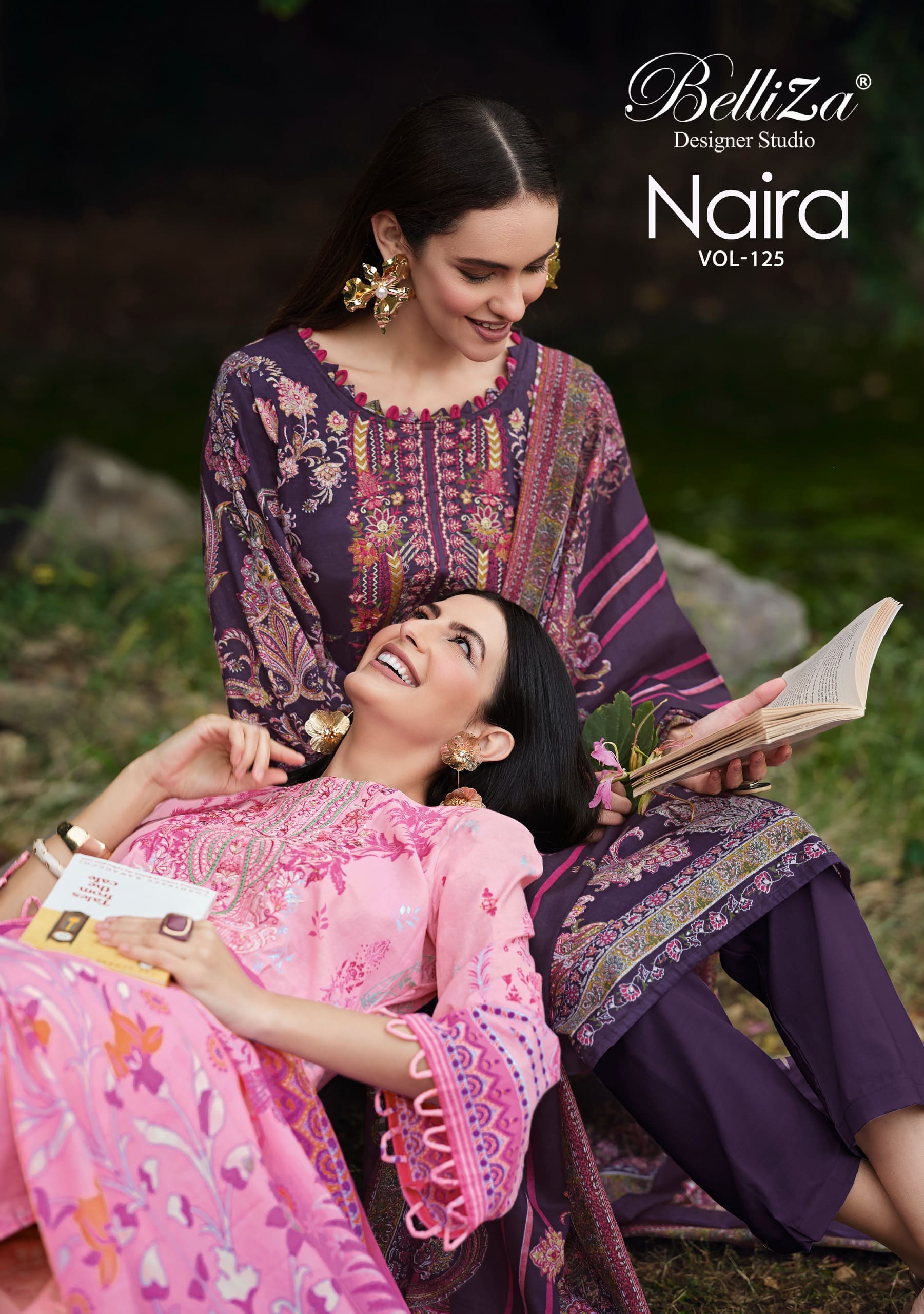 Belliza Naira Vol 125 Cotton Digital Printed Designer Dress Material Collection