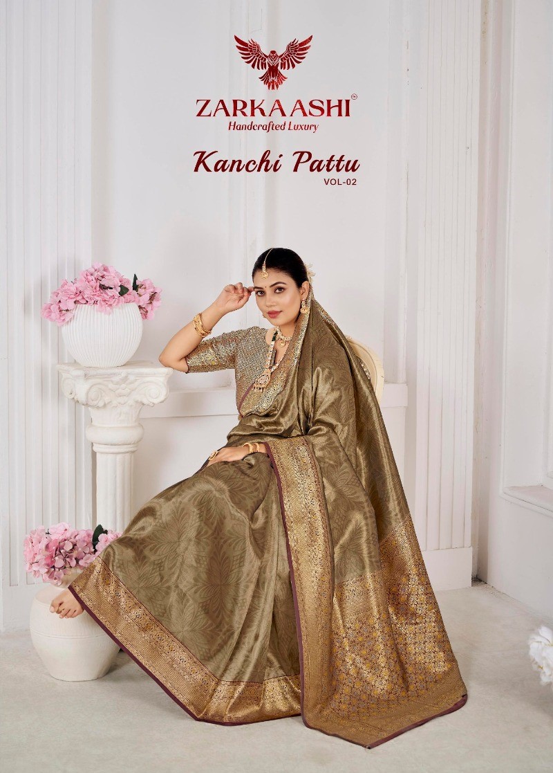 Zarkaashi Kanchi Pattu Vol 02 Traditional Banarasi Zari Saree Collection