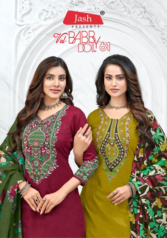 Jash Baby Doll Vol 61 Daily Wear Cotton Dress Material Collection