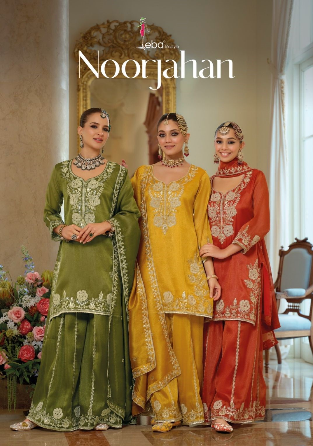 Eba NoorJahan Chandniya Designer Salwar Suits Collection
