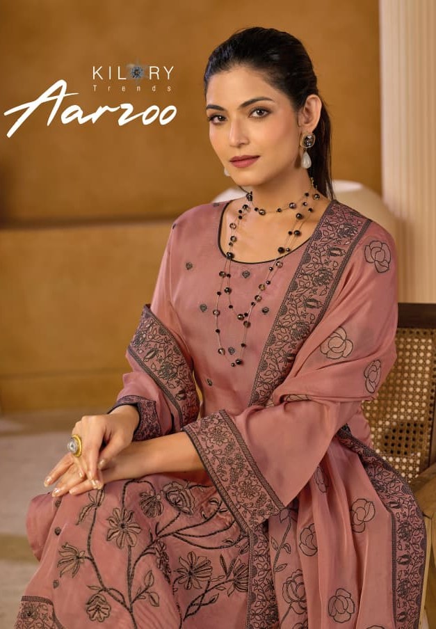 Kilory Aarzoo 2181 Organza Hand Work Salwar Kameez Collection