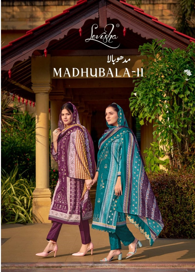 Levisha Madhubala Vol 11 Lawn Cotton Printed Dress Material Collection