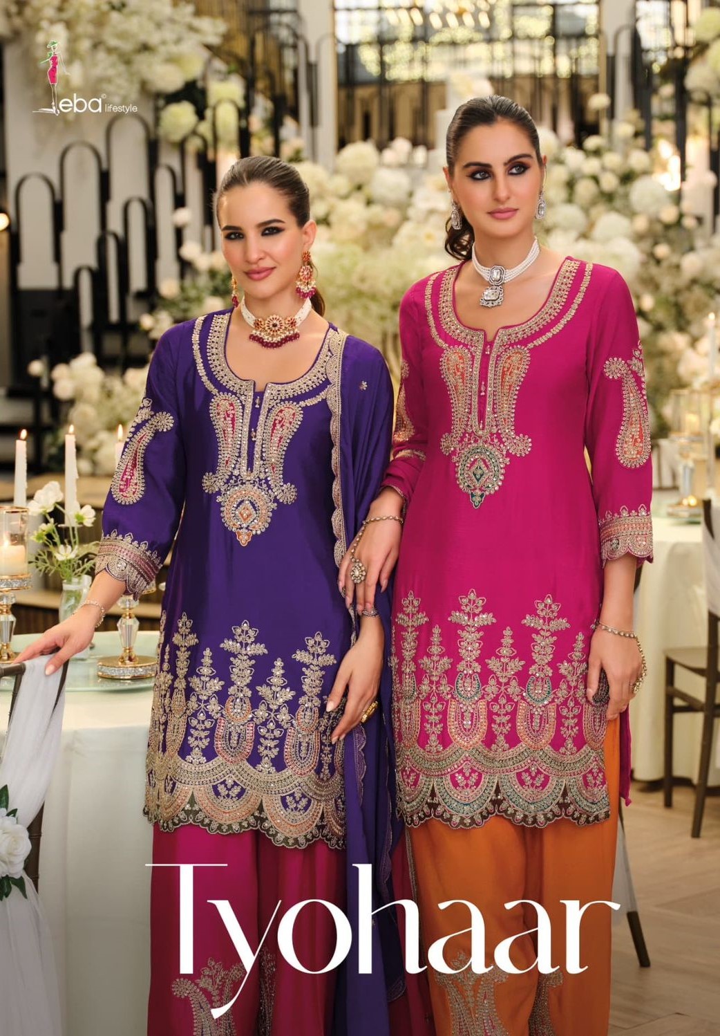 Eba Tyohaar Chinon Designer Salwar Kameez Collection