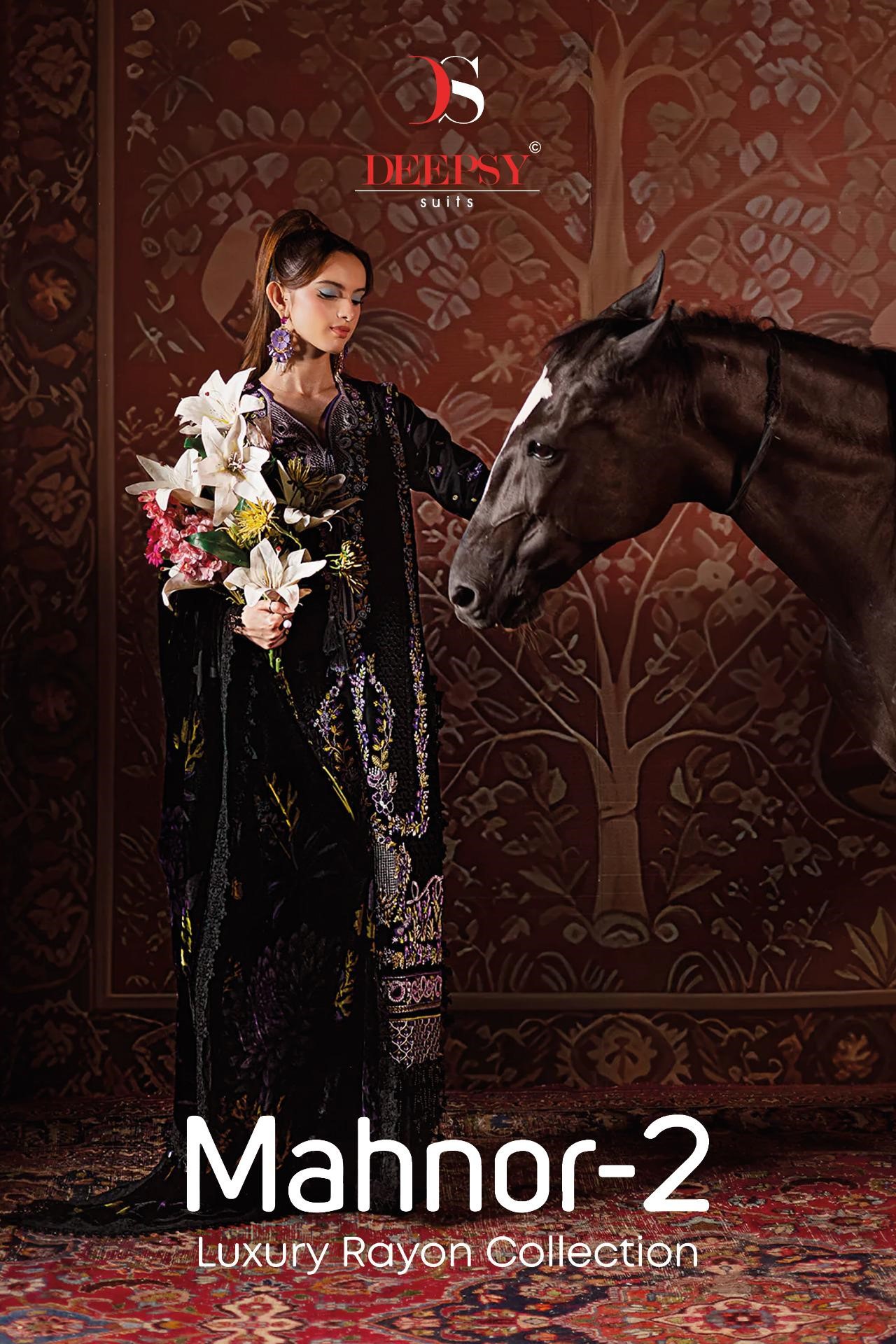 Deepsy Mahnor Vol 2 Designer Pakistani Salwar Suits With Cotton Dupatta