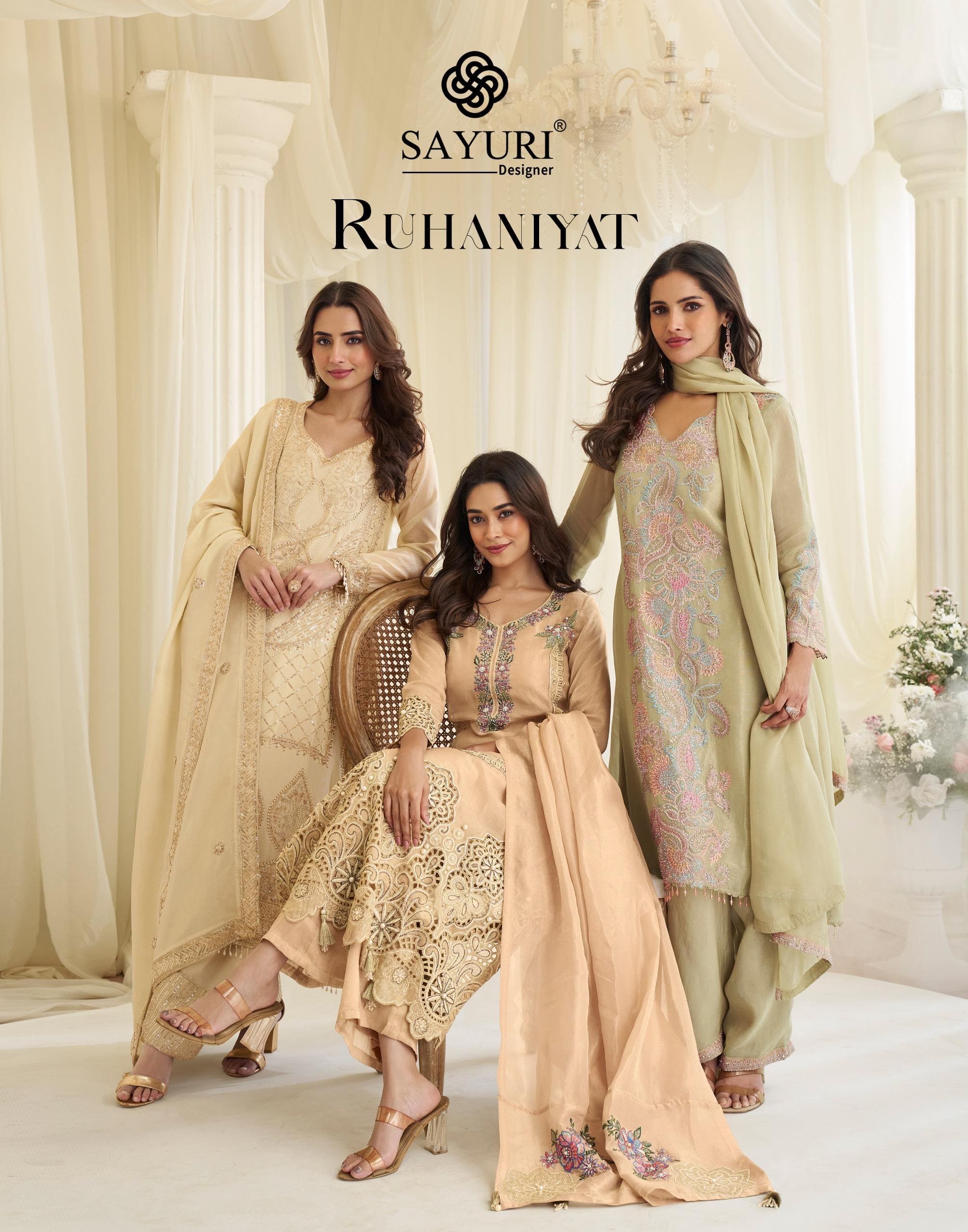 Sayuri Ruhaniyat Simar Silk Readymade Designer Salwar Suits Best Price