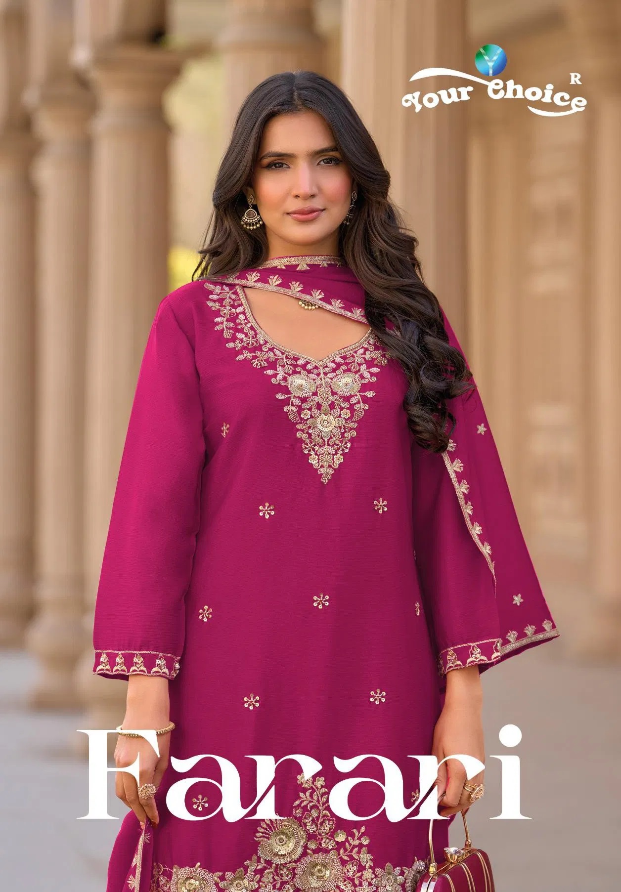 Your Choice Farari Chinon Beats Designer Salwar Kameez Collection