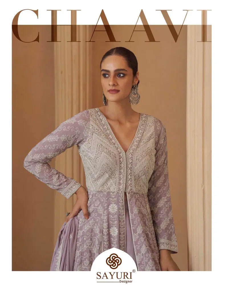 Sayuri Chaavi Designer Chikankari Embroidered Salwar Kameez