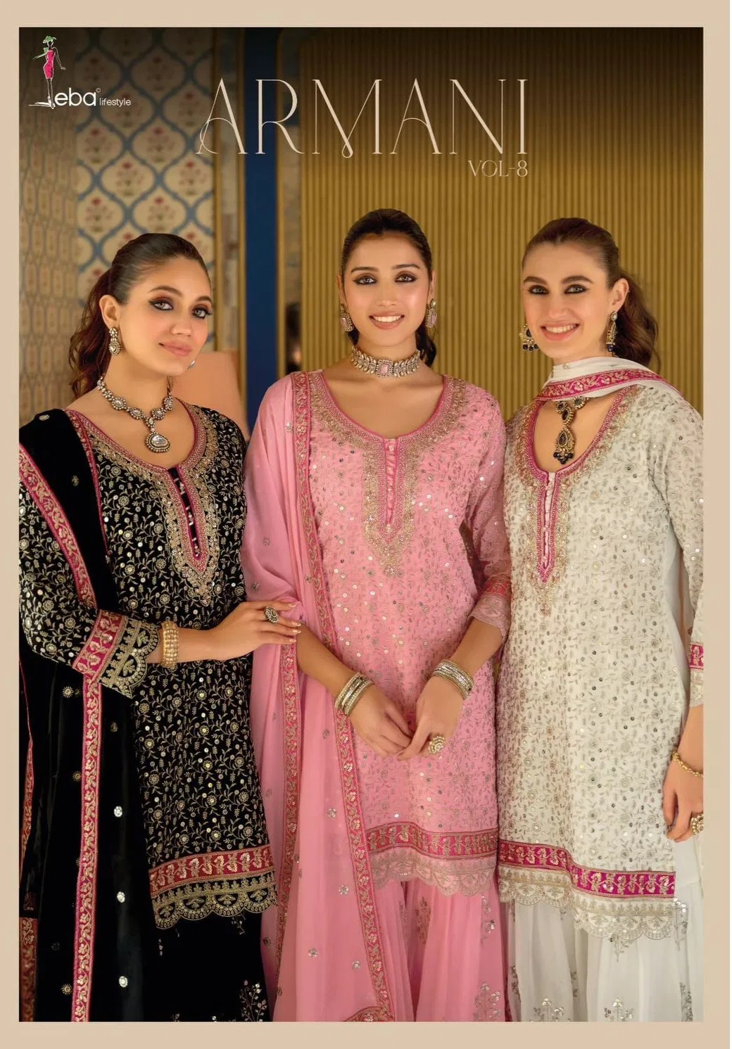 Eba Armani Vol 8 Georgette Designer Salwar Kameez Collection