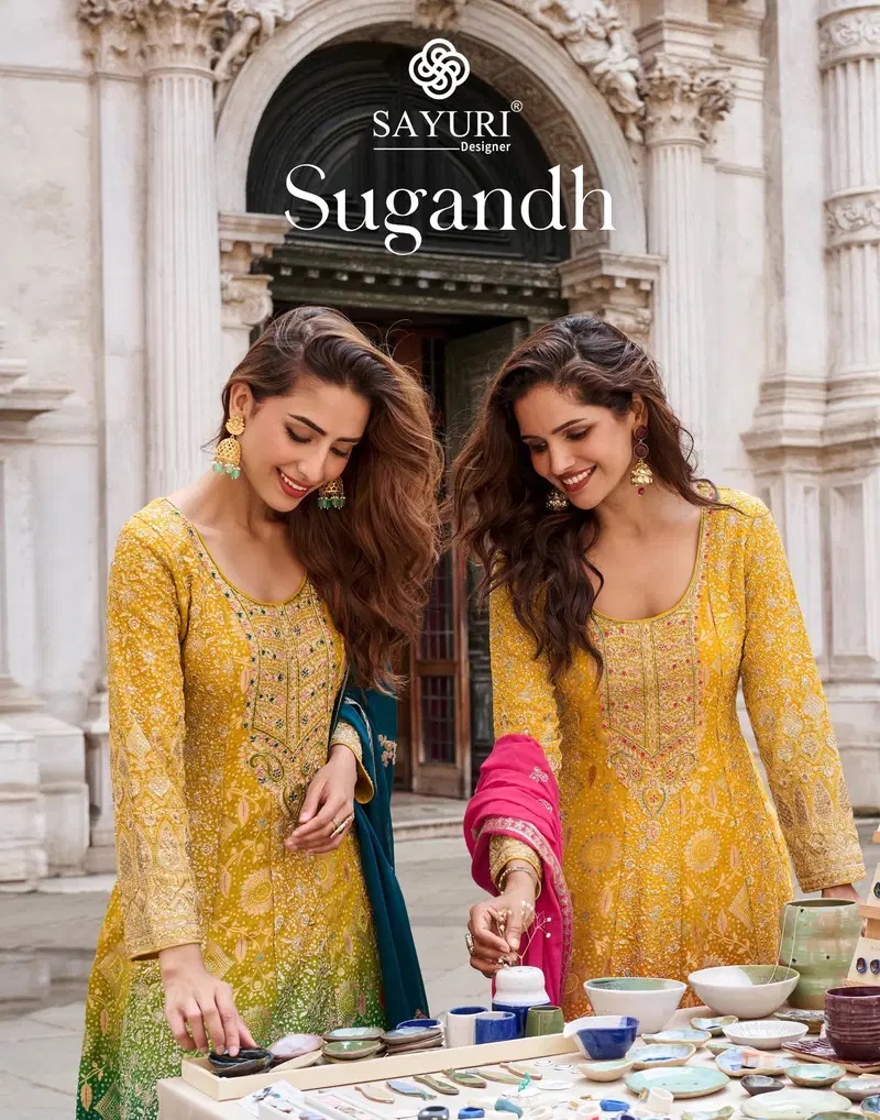 Sayuri Sugandh Viscose Silk Designer Salwar Suits Collection