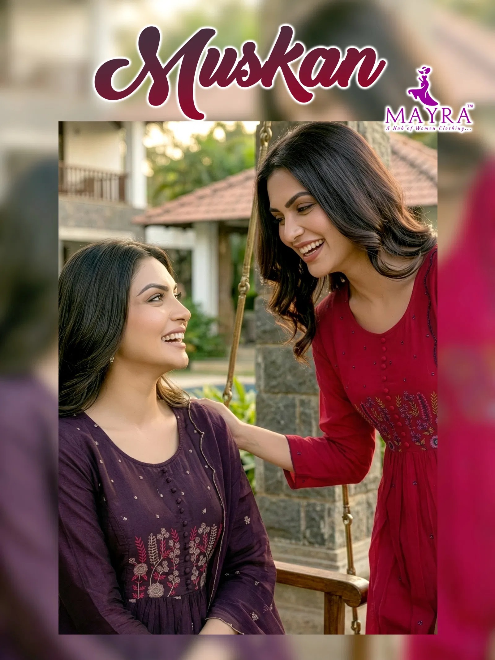 Mayra Muskan Heavy Chanderi Silk Kurti Bottom With Dupatta Collection