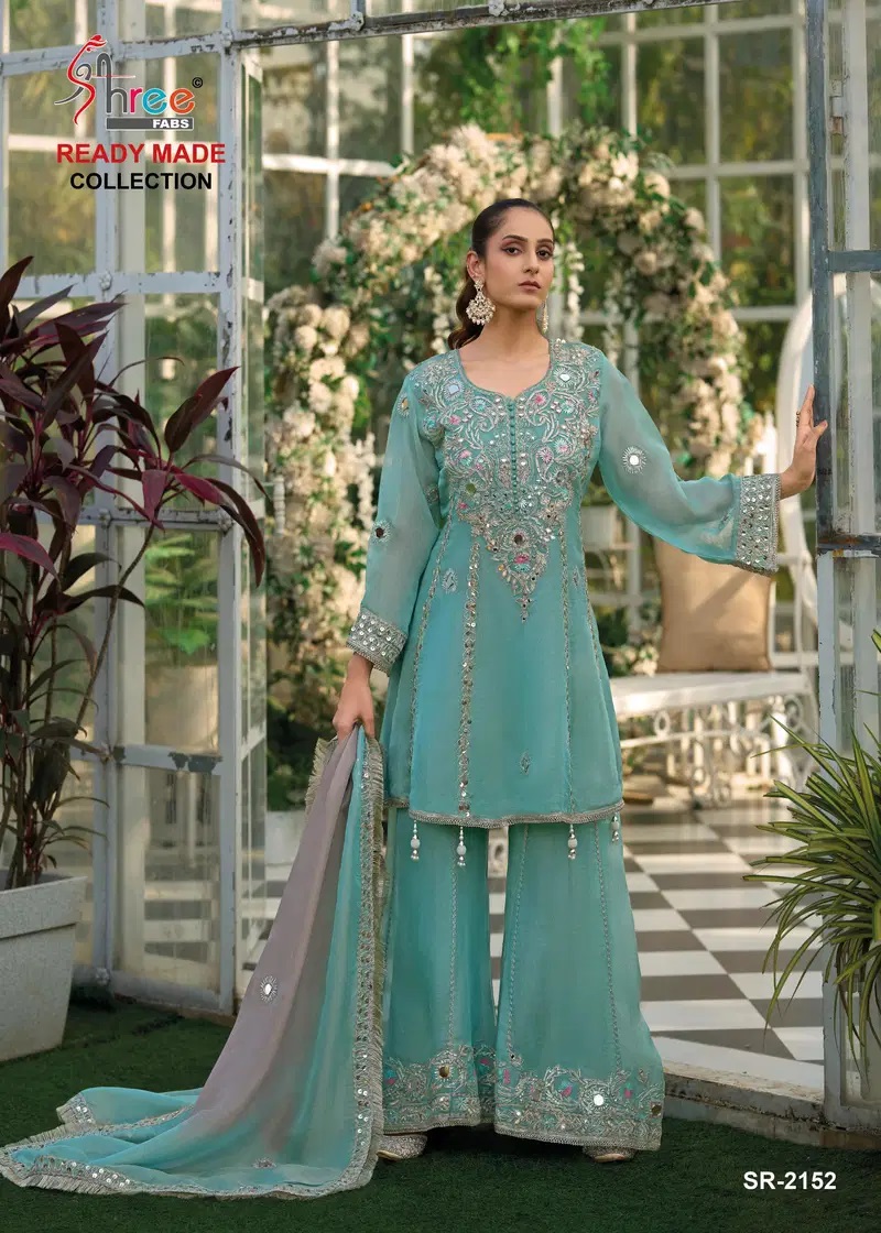 Shree Sr 2152 A To D Mirror Work Pakistani Salwar Suits Collection