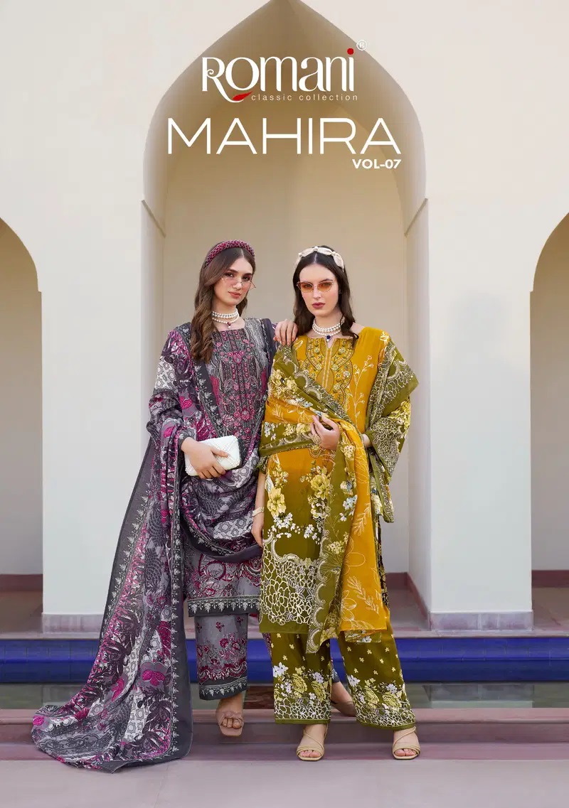 Romani Mahira Vol 7 Cotton Printed Dress Material Collection