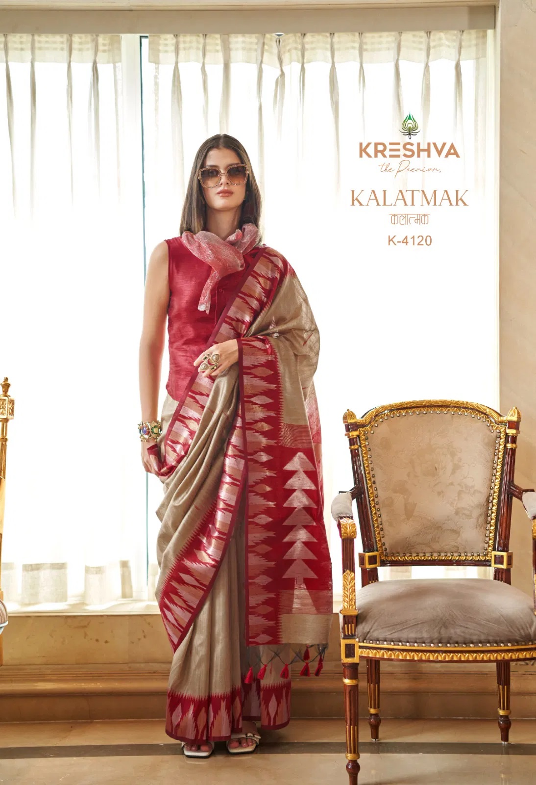 Kreshva Kalatmak Fancy Traditional Wear Saree Collection