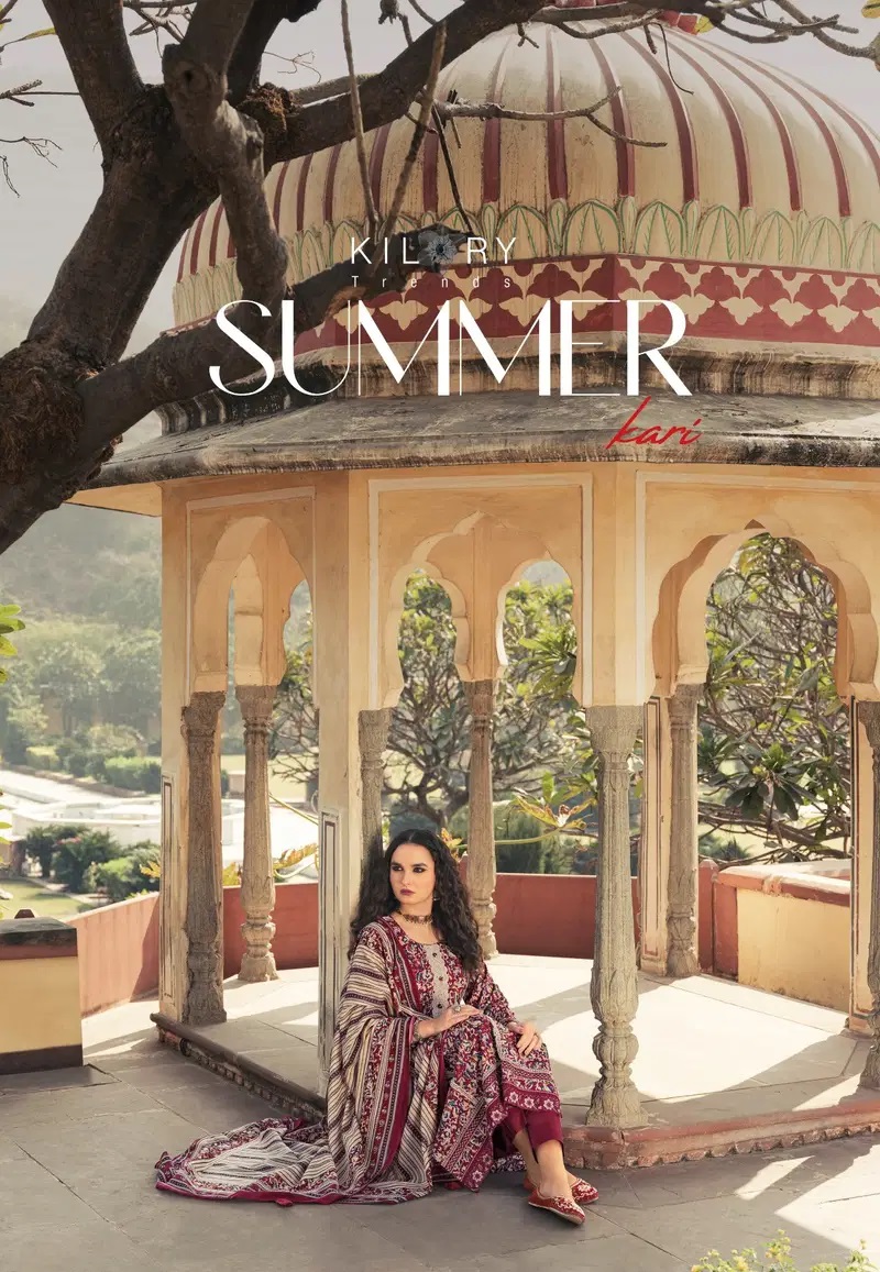 Kilory Summer Kari Cotton Embroidery Salwar Kameez Collection