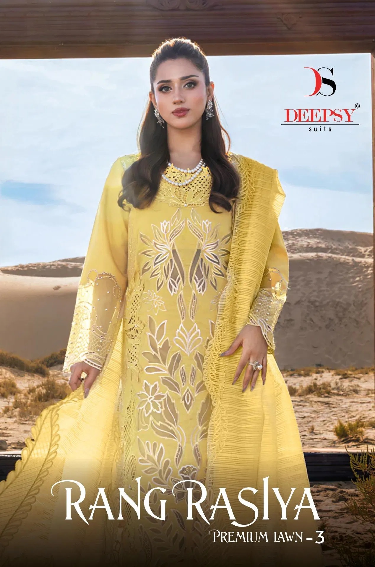 Deepsy Rang Rasiya Premium Lawn Vol 3 Cotton Pakistani Suits Collection