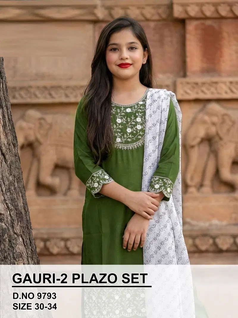 Gauri Vol 2 Vatican Silk Kids Girls Readymade Dress Collection