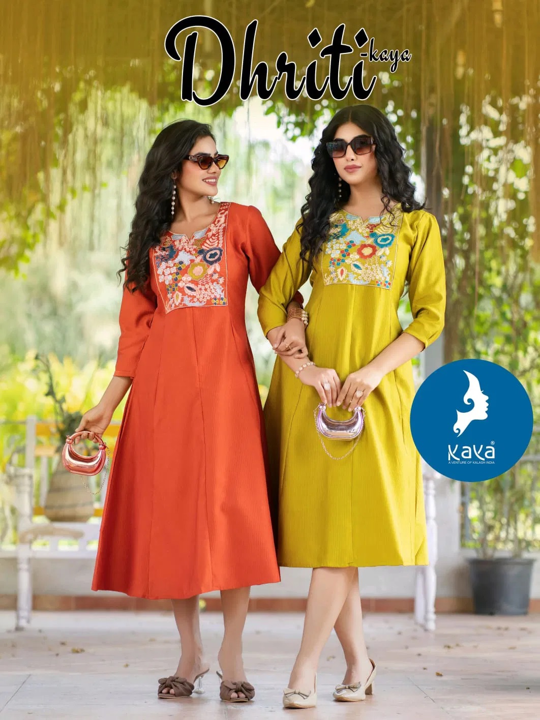 Kaya Dhriti Berlin Casual Wear Embroidered Kurti Collection