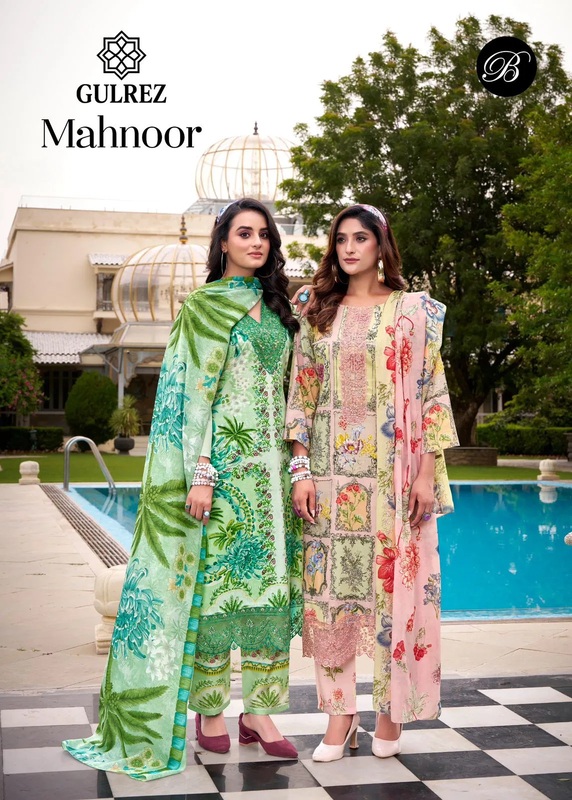 Belliza Gulrez Mahnoor Cotton Printed Readymade Salwar Kameez Collection