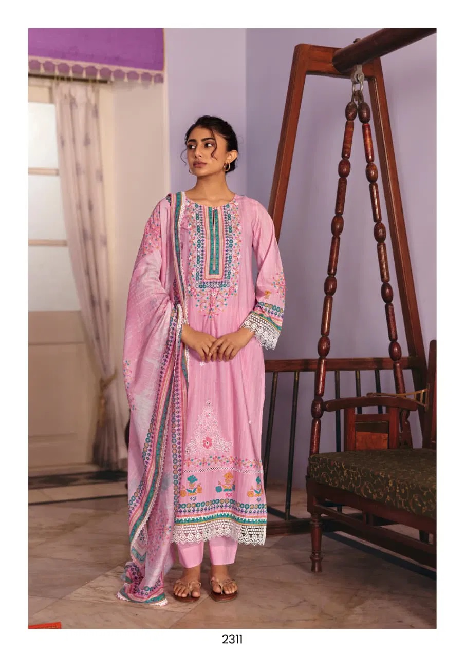 Kimora Khayaal Vol 67 Cotton Embroidered Dress Material Collection