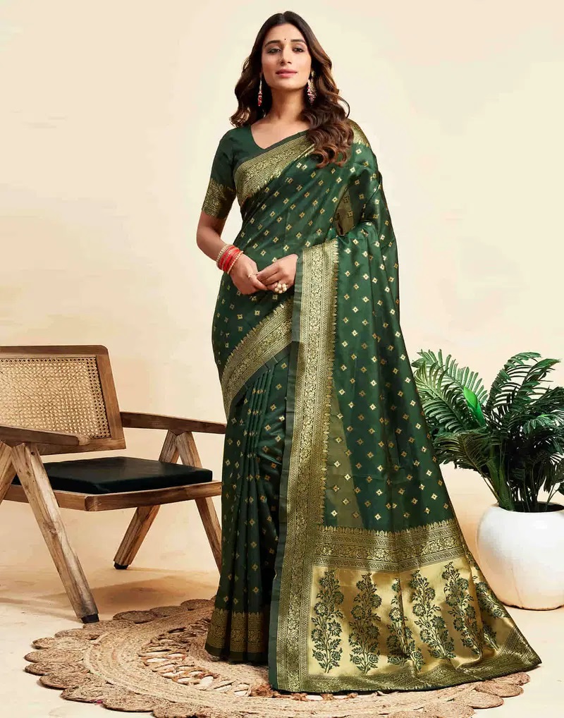 SM Pari 159 Silk Woven Festive Wear Saree Collection