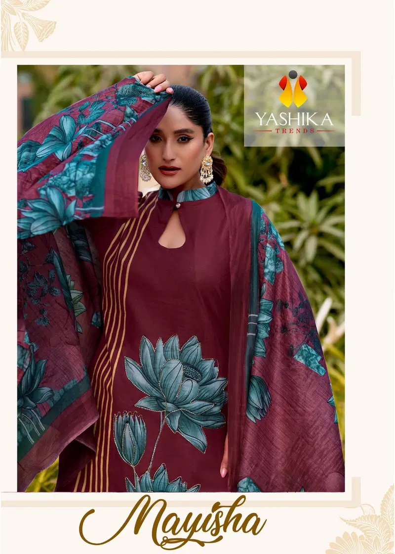 Yashika Mayisha Cotton Printed Dress Material Collection