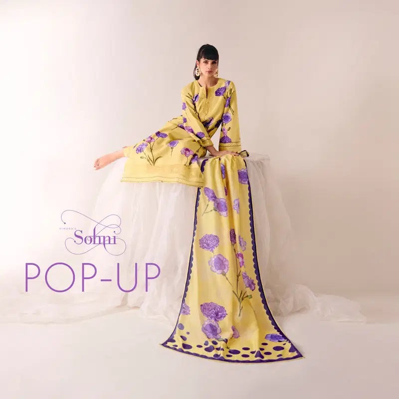 Kimora Sohni Pop Up Vol 54 Lawn Cotton Embroidered Salwar Suits Collection