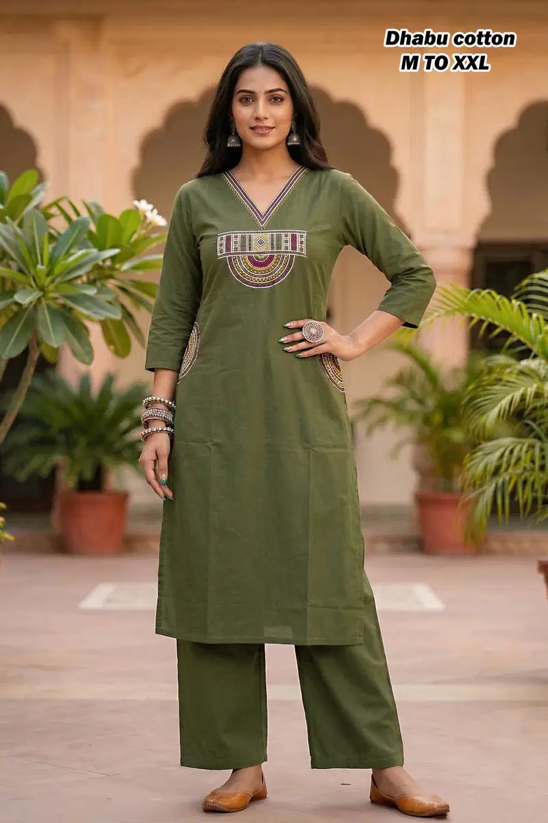 Naisha K 763 Cotton Stylish Kurti With Bottom Collection