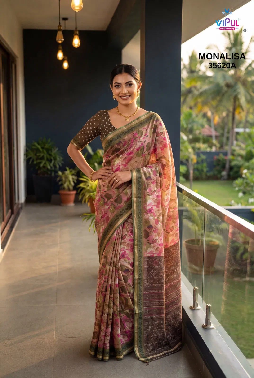 Vipul Monalisa 35620 Mal Cotton Daily Wear Saree Collection