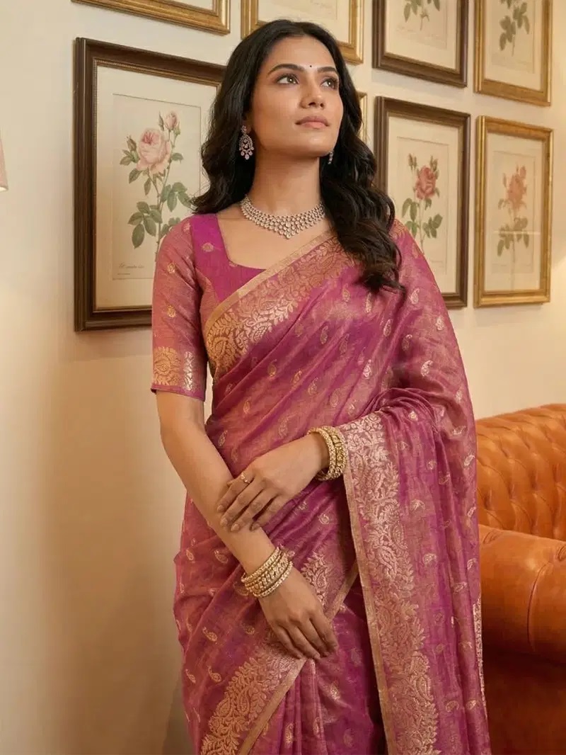 Ast Aarohi Soft Tissue Silk Traditional Wear Saree Collection