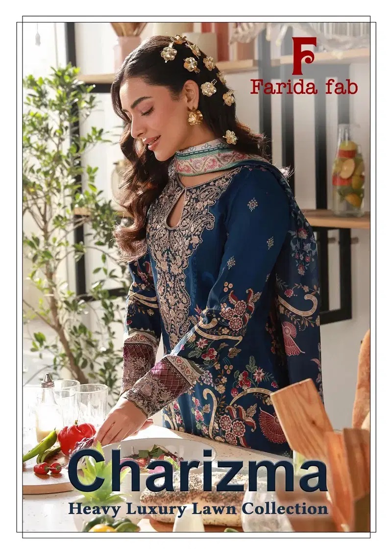 Farida Charizma Cotton Readymade Pakistani Suits Collection