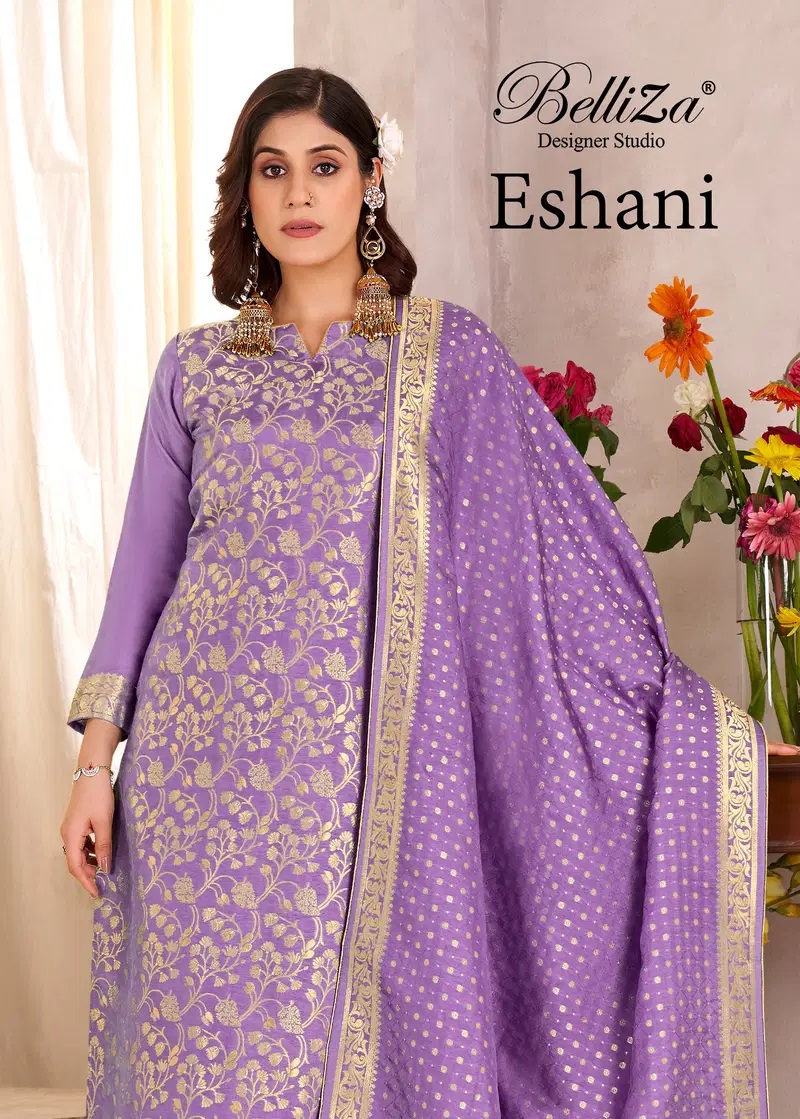 Belliza Ishani Viscose Jacquard Worked Salwar Suits Collection