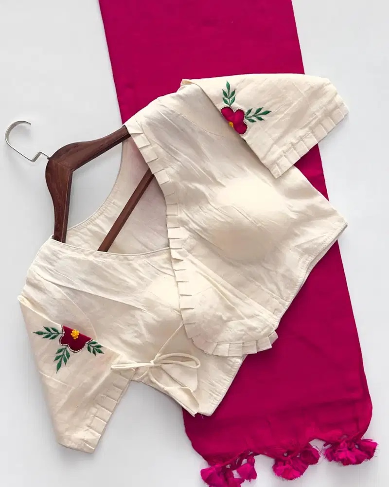 Khadi Vol 13 Hk 6 Khadi Cotton Saree With Blouse Collection