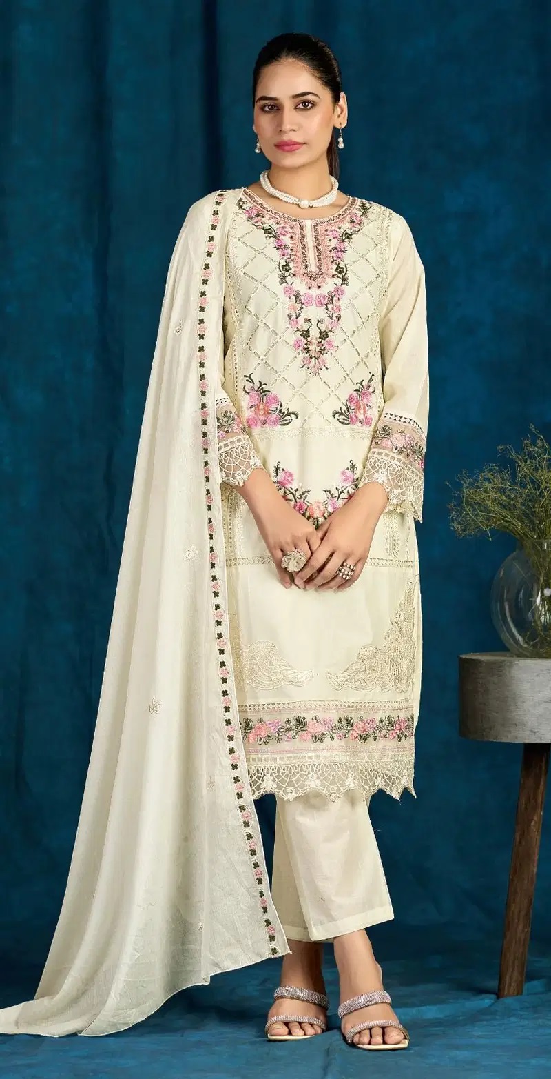 Elan E 15 A To D Lawn Cotton Embroidered Salwar Suits