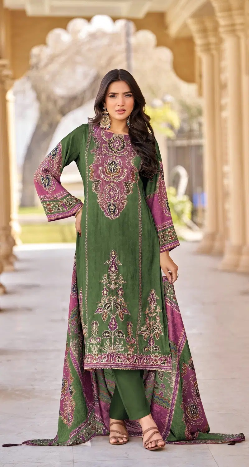 Shree Kt 318 B And C Viscose Printed Salwar Kameez Collection