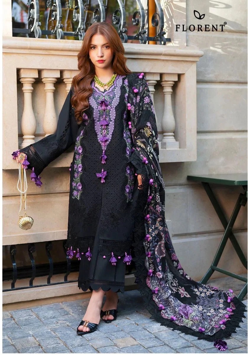 Florent 1070 A To D Cambric Cotton Pakistani Salwar Suits
