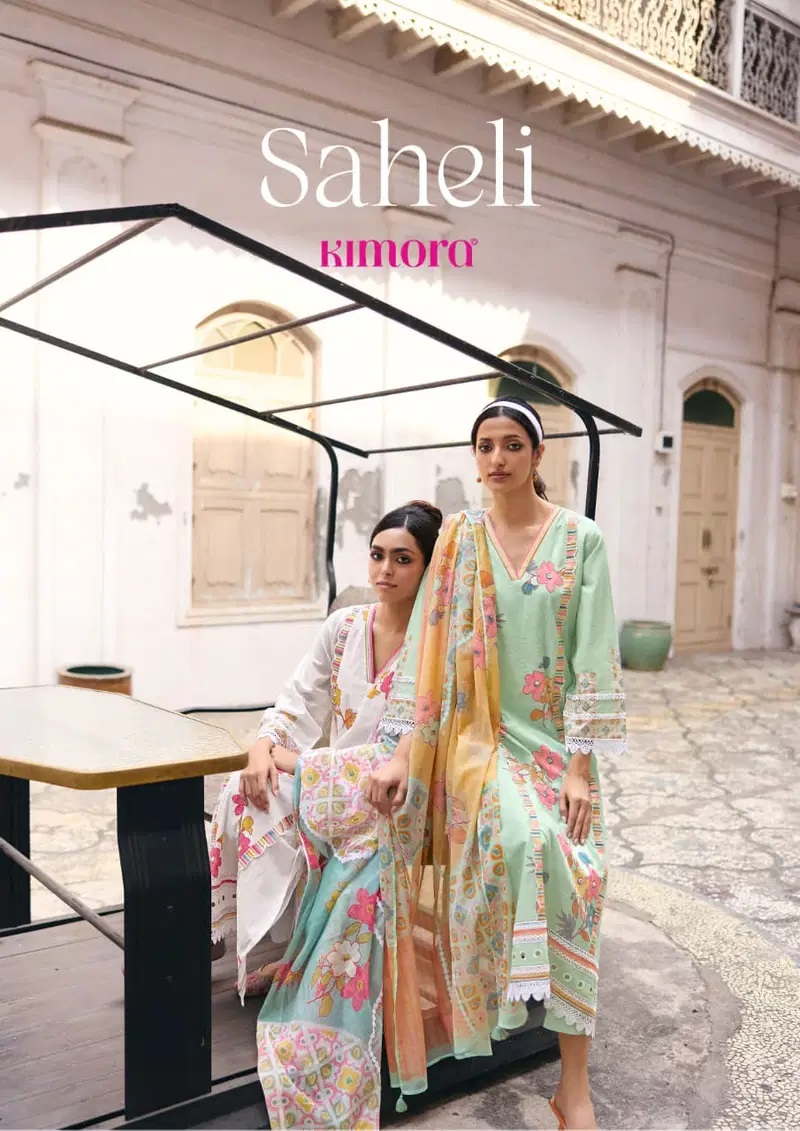 Kimora Saheli Vol 78 Lawn Cotton Designer Salwar Kameez