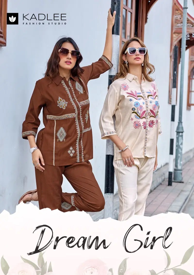 Kadlee Dream Girl Thread Worked Co Ord Set Collection