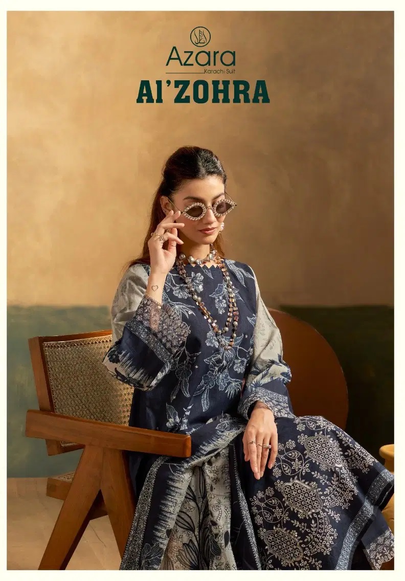 Radhika Azara Al Zohra Lawn Designer Dress Material