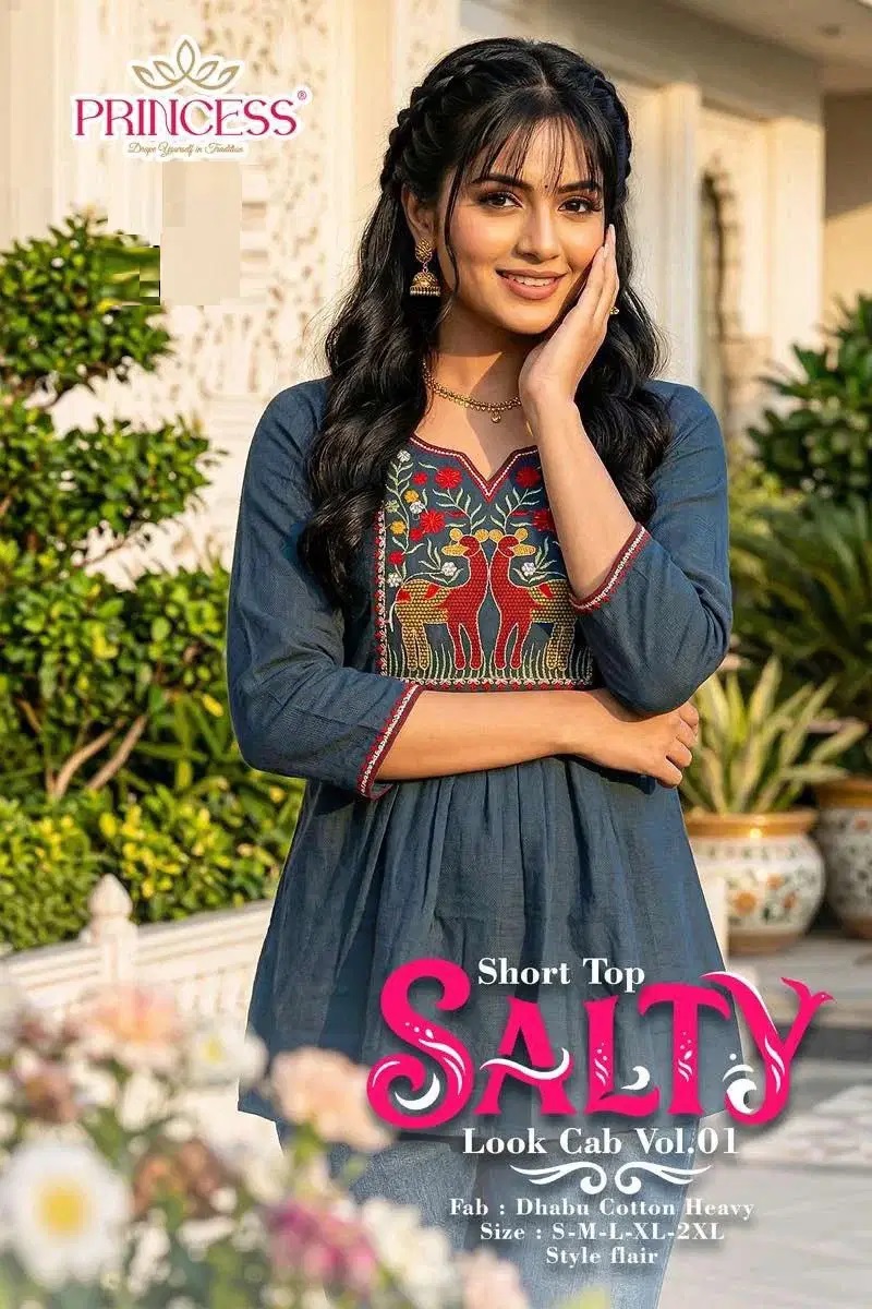 Princess Salty Vol 1 Daily Wear Cotton Short Top Collection
