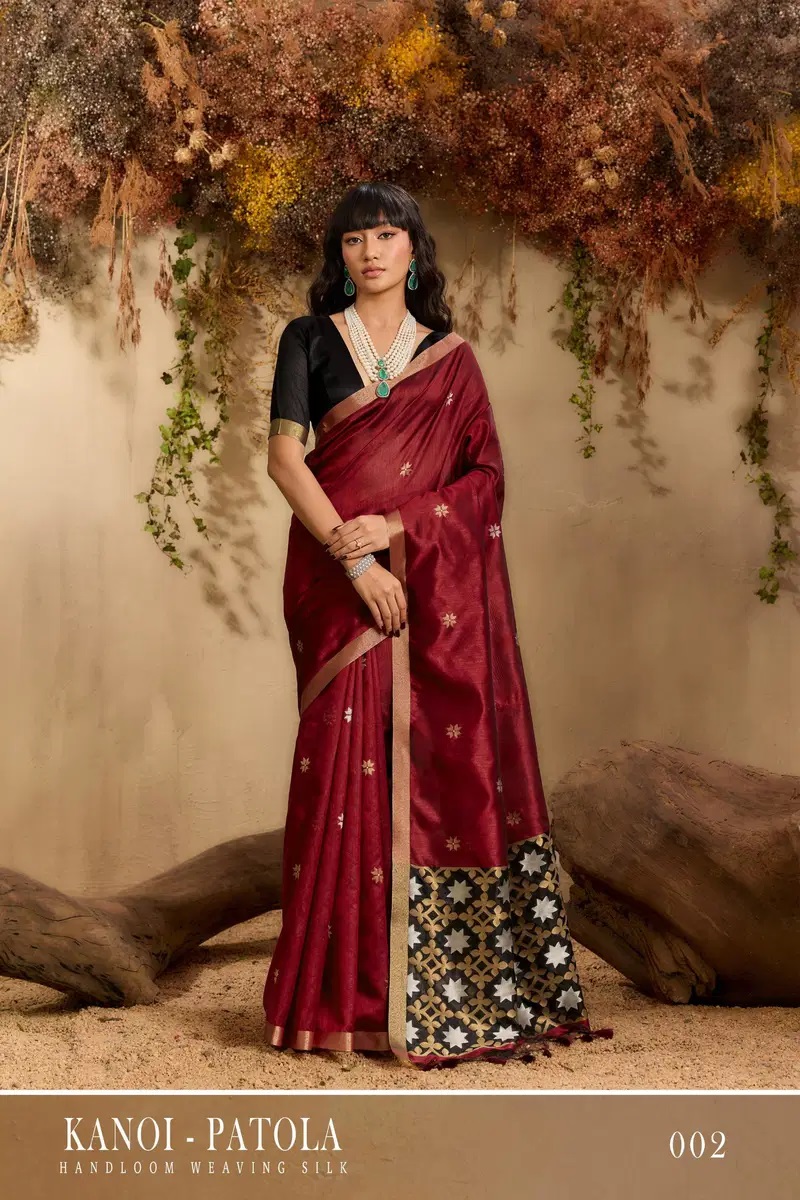Kanoi Patola 01 To 06 Silk Handloon Weaving Saree Collection