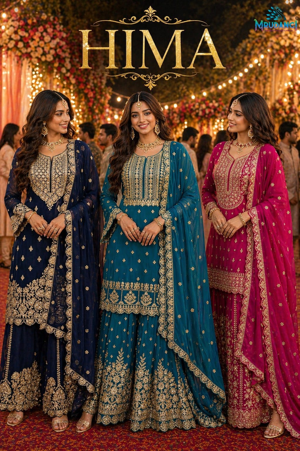 Mrudangi Hima Embroidered Salwar Kameez Collection