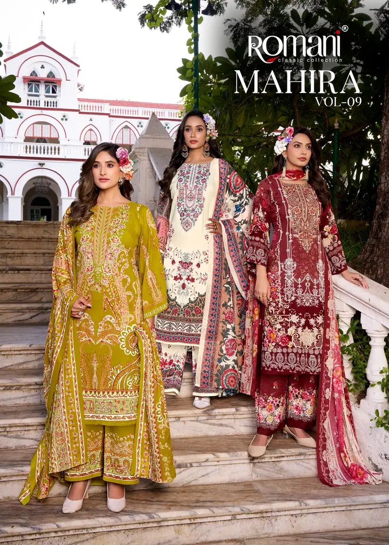 Romani Mahira Vol 9 Cotton Printed Dress Material Collection