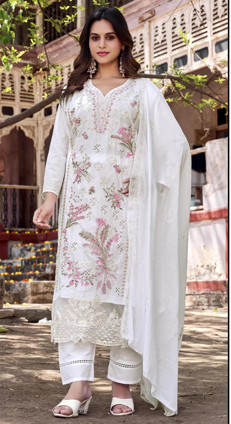 Elan E 29 Cotton Embroidered Salwar Kameez Collection